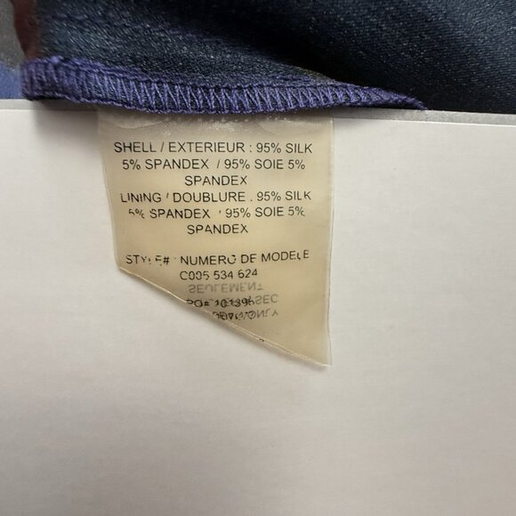 Alice + Olivia Silk Mini Dress Sz M colorful Rave Artsy Club wear Going Out - Picture 7 of 8